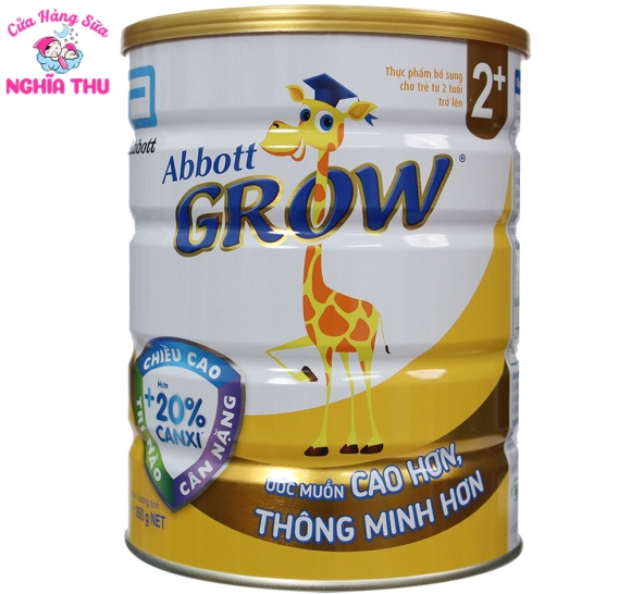 Sữa Abbott Grow 2+ 850g (trẻ từ 2 tuổi trở lên)