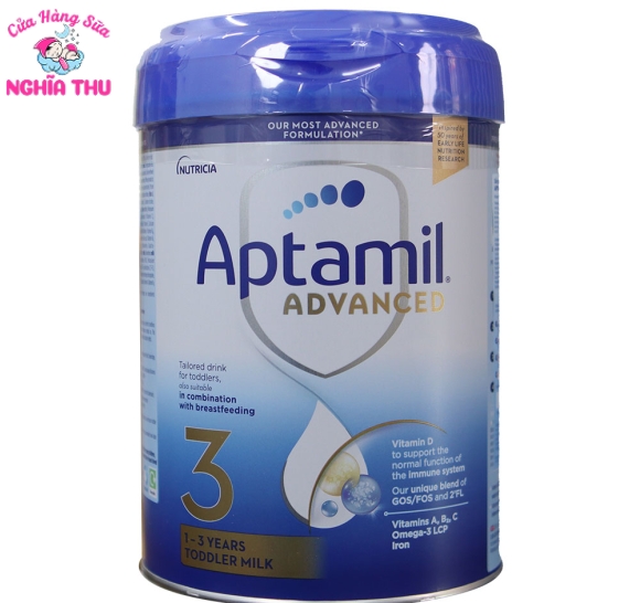 Sữa Aptamil Advanced số 3 800g nội địa Anh (từ 1-2 tuổi)