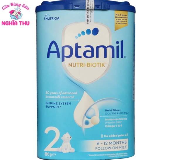 Sữa Aptamil Đức số 2 800g (trẻ từ 6-12 tháng)