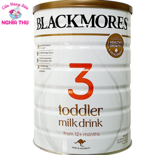 Sữa BLACKMORES số 3 Toddler Úc 900G (1 tuổi trở lên)