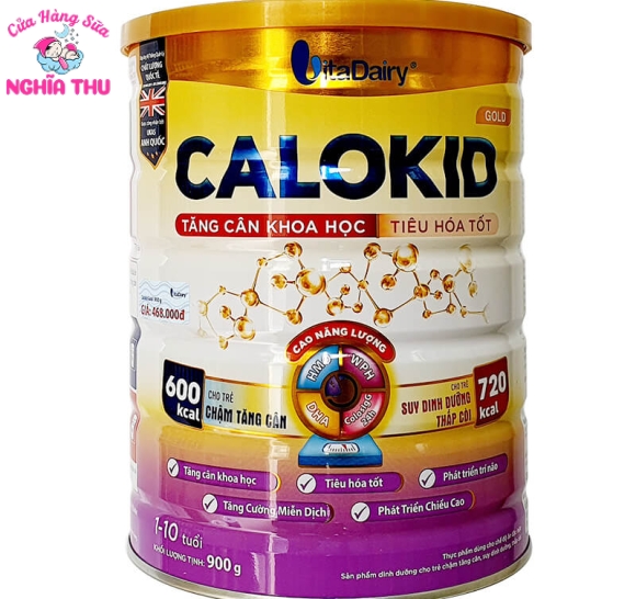 Sữa CALOKID Gold 900g (trẻ từ 1-10 tuổi)