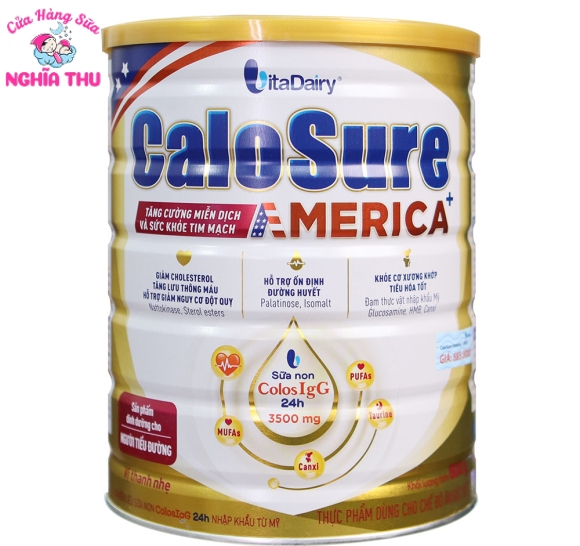 Sữa CaloSure America+ Cho Người Tiểu Đường 800G