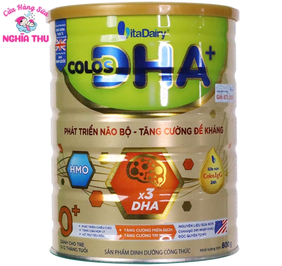 Sữa COLOS DHA 0+ 800G (0-12 tháng)
