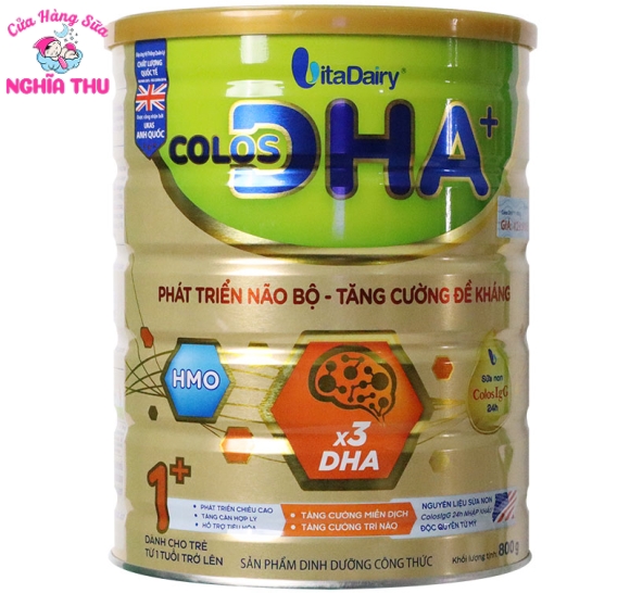 Sữa Colos DHA 1+ 800G (1 tuổi trở lên)