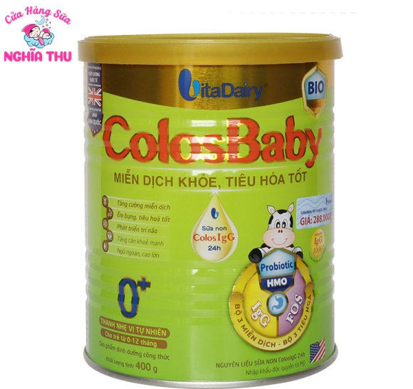 Sữa Colosbaby BIO 0+ 400G (0-12 tháng)