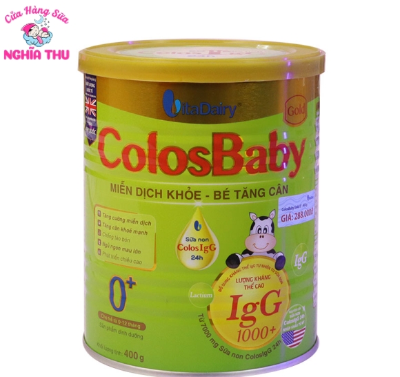 Sữa non ColosBaby 0+ 400g (trẻ từ 0 – 12 tháng)