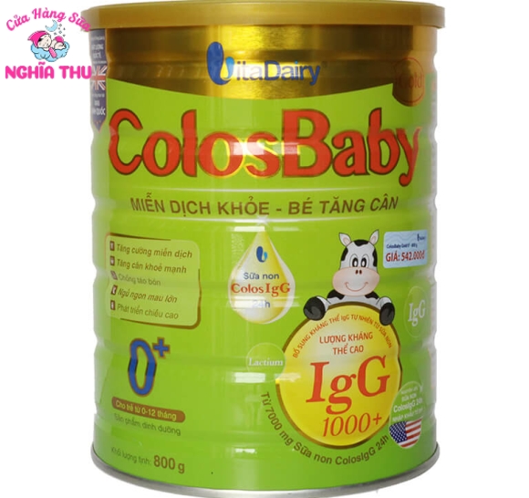 Sữa ColosBaby Gold 0+ 800g (trẻ từ 0 – 12 tháng)