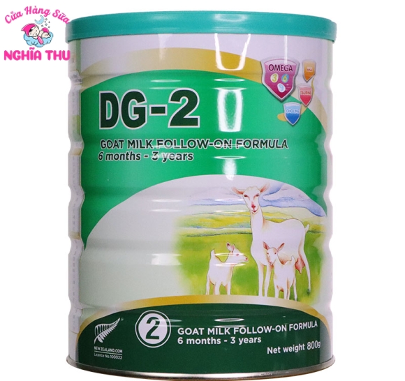 Sữa dê DG-2 New Zealand 800G (6-36 tháng)