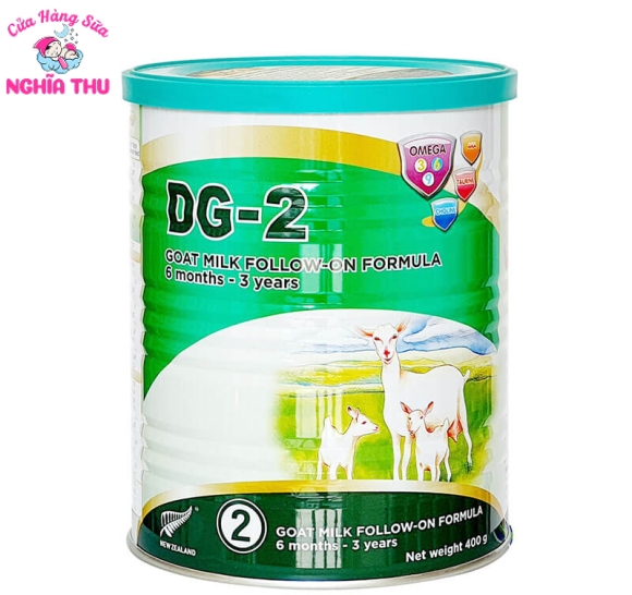 Sữa Dê DG 2 400G NewZealand (6 – 36 tháng tuổi)