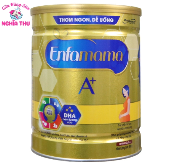 Sữa Enfamama Sôcôla 830g cho mẹ bầu, cho con bú