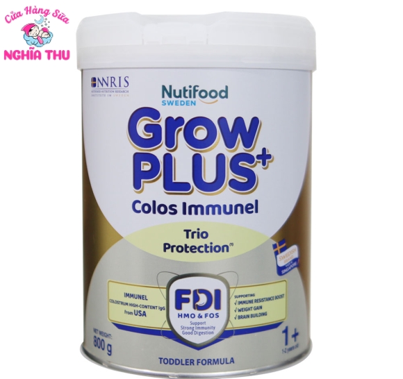 Sữa GrowPlus Colos Immunel 1+ 800G (1-2 tuổi)