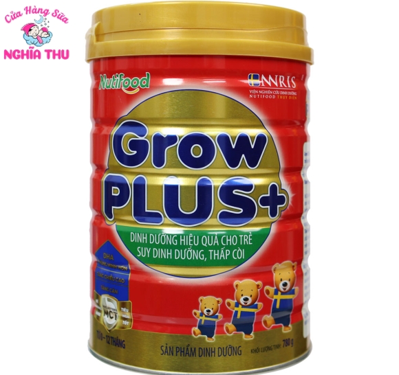 Sữa Nutifood Grow Plus+ 780g (trẻ từ 0-12 tháng)