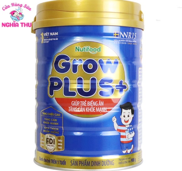 Sữa Grow Plus xanh 900g (cho trẻ 1 tuổi trở lên)