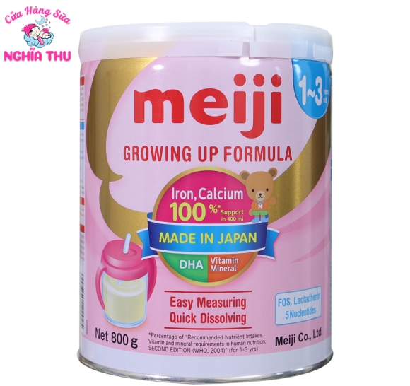 Sữa Meiji số 9 Nhật Bản 800g (trẻ từ 1-3 tuổi)