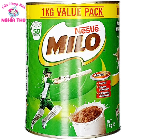 Sữa MILO ÚC 1KG Chính Hãng Nestlé Từ Australia