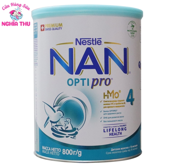 Sữa NAN NGA số 4 800G OPTIPRO (18 tháng trở lên)