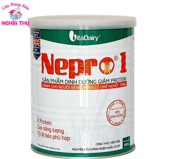 Sữa Nepro 1 400g (sữa cho người bệnh thận Ure huyết tăng)