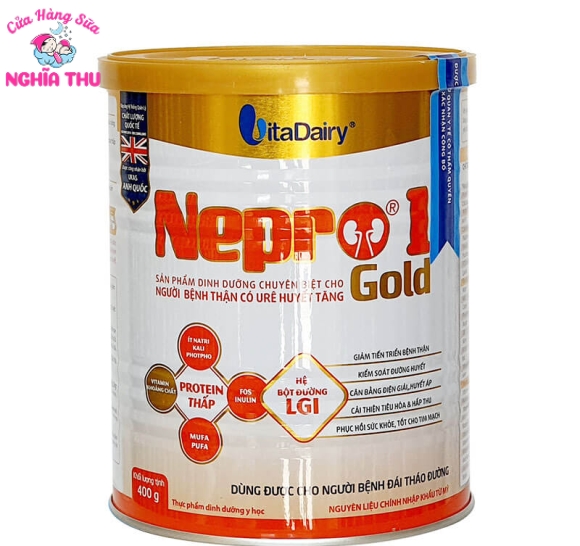 Sữa Nepro 1 Gold 400g (người bệnh thận có URE huyết tăng)