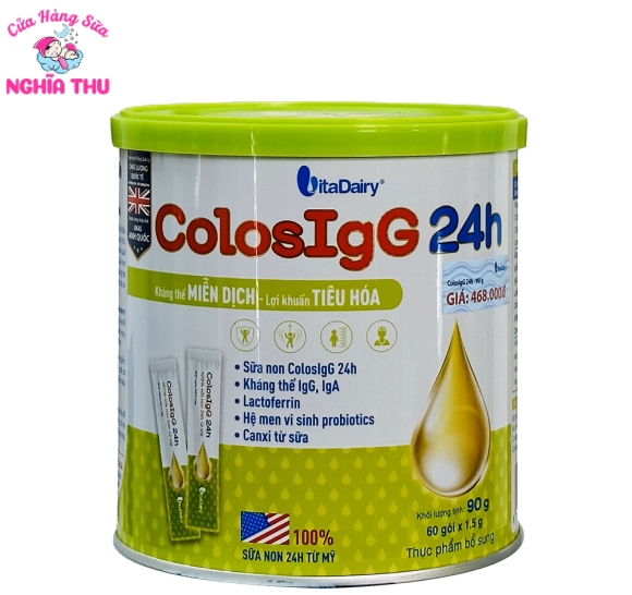 Sữa non ColosIgG 24h 90G (60 gói x 1.5g)