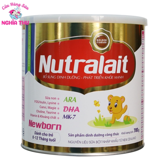 Sữa Nutralait Newborn 700g (trẻ từ 0-12 tháng)