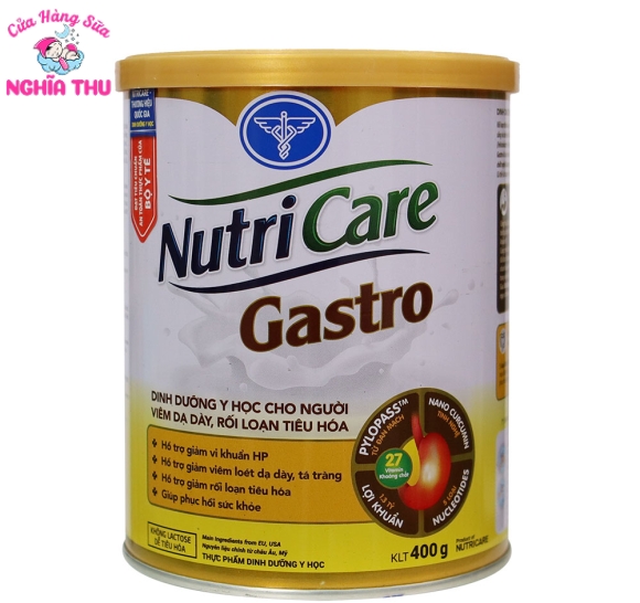 Sữa Nutricare Gastro 400g (Cho Người Bệnh Dạ Dày)