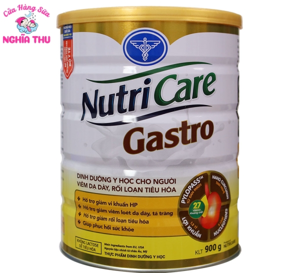 Sữa Nutricare Gastro Cho Người Bệnh Dạ Dày 900G