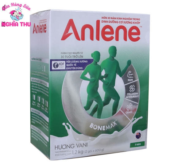 Sữa Anlene 1.2Kg hộp giấy tiết kiệm 160K (trên 30 tuổi)