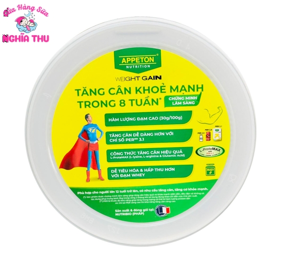 Sữa Appeton Weight Gain Adults vị sô cô la 900g (sữa cho người gầy)