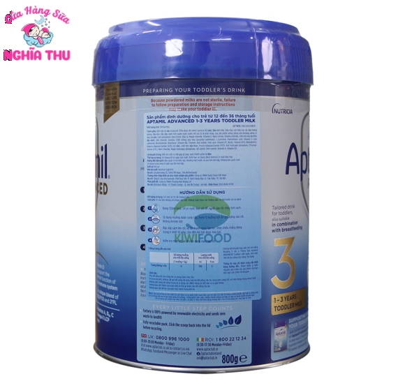 Sữa Aptamil Advanced số 3 800g nội địa Anh (từ 1-2 tuổi)