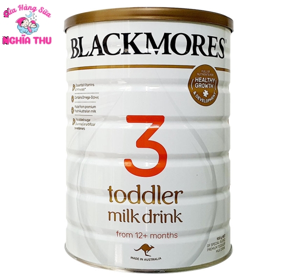 Sữa BLACKMORES số 3 Toddler Úc 900G (1 tuổi trở lên)