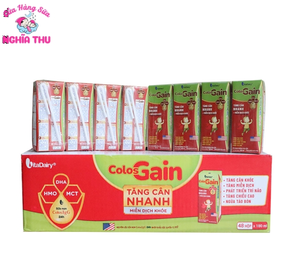 Sữa bột pha sẵn Colos Gain 180ml (từ 1 tuổi)