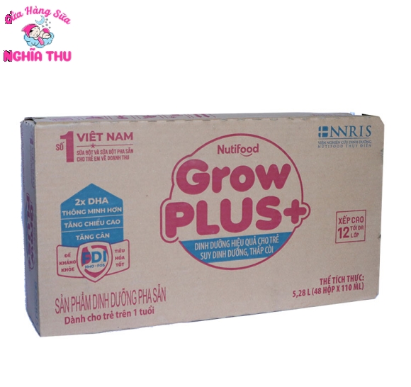Sữa Grow Plus đỏ FDI pha sẵn 110ml (trẻ từ 1 tuổi trở lên)