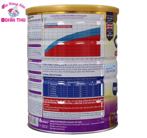 Sữa CALOKID Gold 0+ (0-12 tháng)