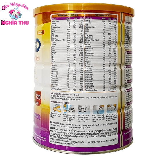 Sữa CALOKID Gold 900g (trẻ từ 1-10 tuổi)