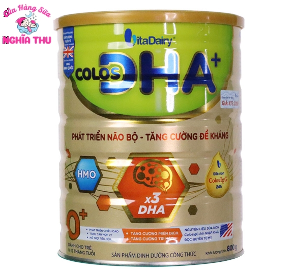 Sữa COLOS DHA 0+ 800G (0-12 tháng)