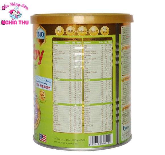 Sữa Colosbaby BIO 0+ 400G (0-12 tháng)