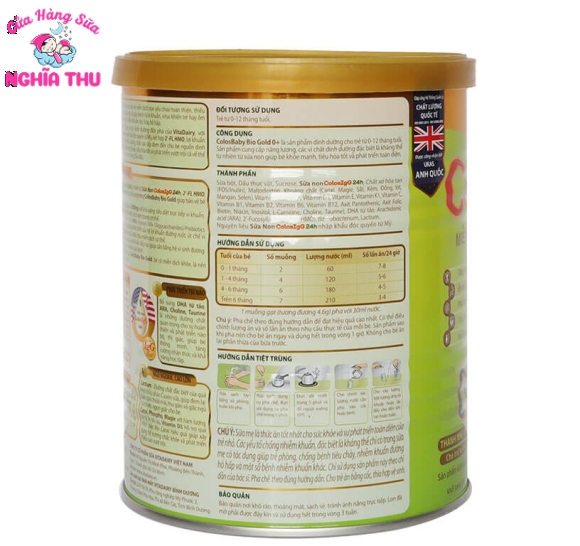 Sữa Colosbaby BIO 0+ 400G (0-12 tháng)