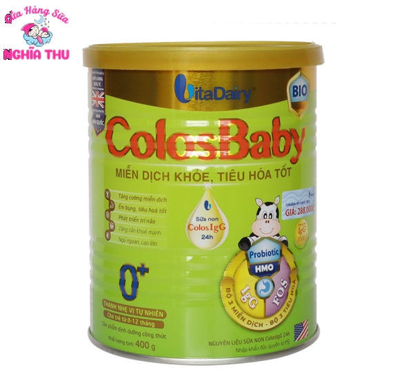 Sữa Colosbaby BIO 0+ 400G (0-12 tháng)