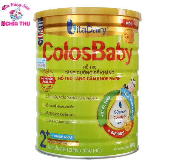 Sữa Colosbaby Gold 2+ Mới vị thanh nhạt 800G (trên 2 tuổi)