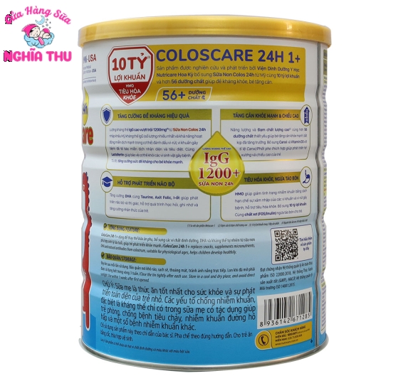 Sữa non ColosCare 1+ 800G (trẻ từ 1-2 tuổi)