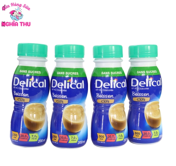 Sữa Delical Boisson Café 200ml (Lốc 4 Chai)
