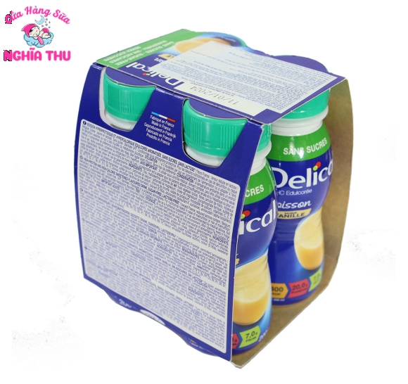 Sữa Delical Boisson Vanille 200ml (Lốc 4 Chai)