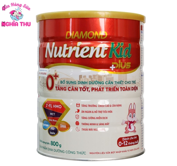 Sữa Diamond Nutrient Kid 0+ 800g (0-12 tháng)