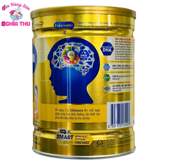 Sữa Enfamama A+ DHA hương vani cho mẹ bầu & cho con bú 830g