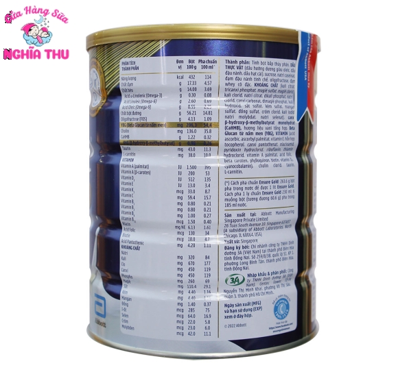 Sữa Ensure Gold StrengthPro Mới 800g (dành cho người lớn)