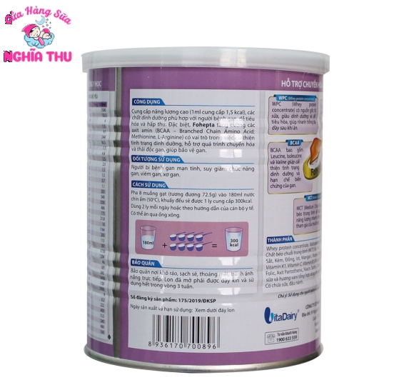 Sữa Fohepta 400g (Cho Người Bệnh Gan)