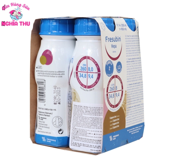Sữa Fresubin Hepa Drink 200ml (người bệnh gan)