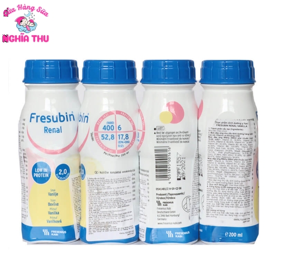 Sữa Fresubin Renal 200ml cho người bệnh thận (1 vỉ 4 chai)