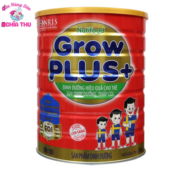 Sữa Grow Plus+ Đỏ FDI 1,5kg của Nutifood (1 tuổi trở lên)