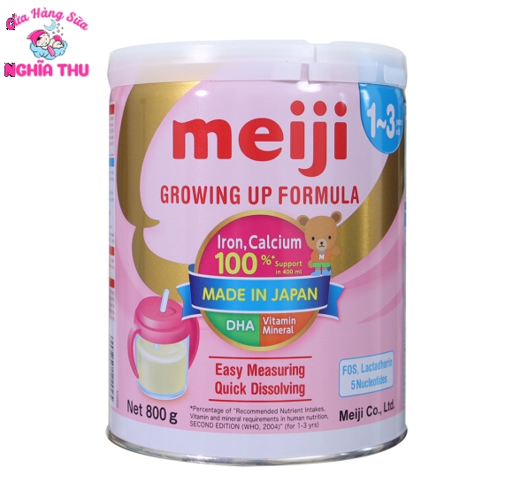 Sữa Meiji số 9 Nhật Bản 800g (trẻ từ 1-3 tuổi)
